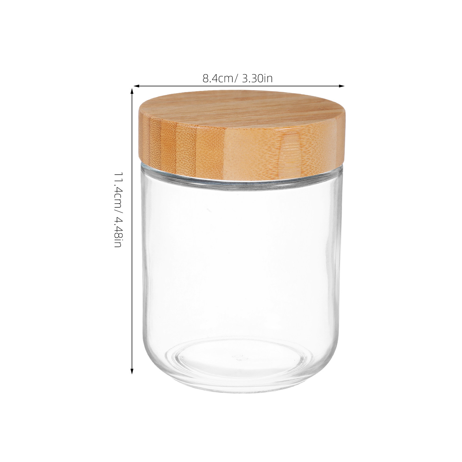 4Pcs Sturdy Glass Canisters wi - Coffee And Tea Glass 评论和价格