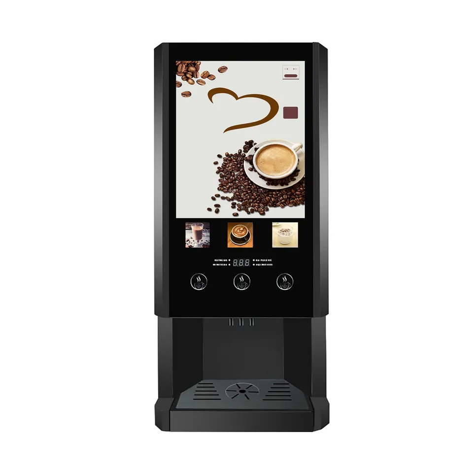 Automatic 3 Hot Flavors Coffee - Coffee Tea Vending Machine 评论和价格