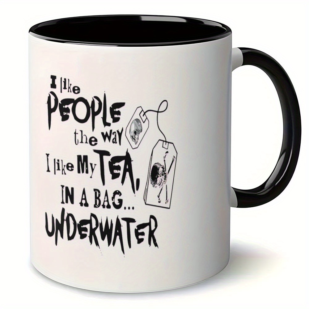 1pc 11oz Ceramic Coffee Mug -  - Coffee Like Tea Bags 评论和价格