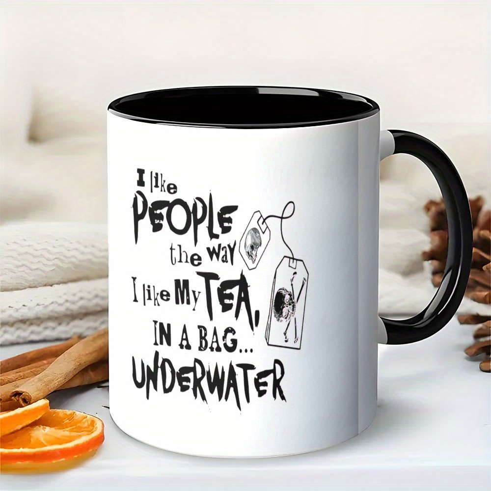1pc 11oz Ceramic Coffee Mug -  - Coffee Like Tea Bags 评论和价格