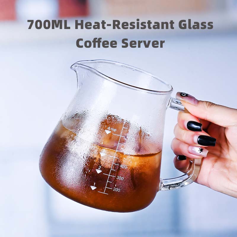 New High Borosilicate 700ml  G - Coffee And Tea Glass 评论和价格