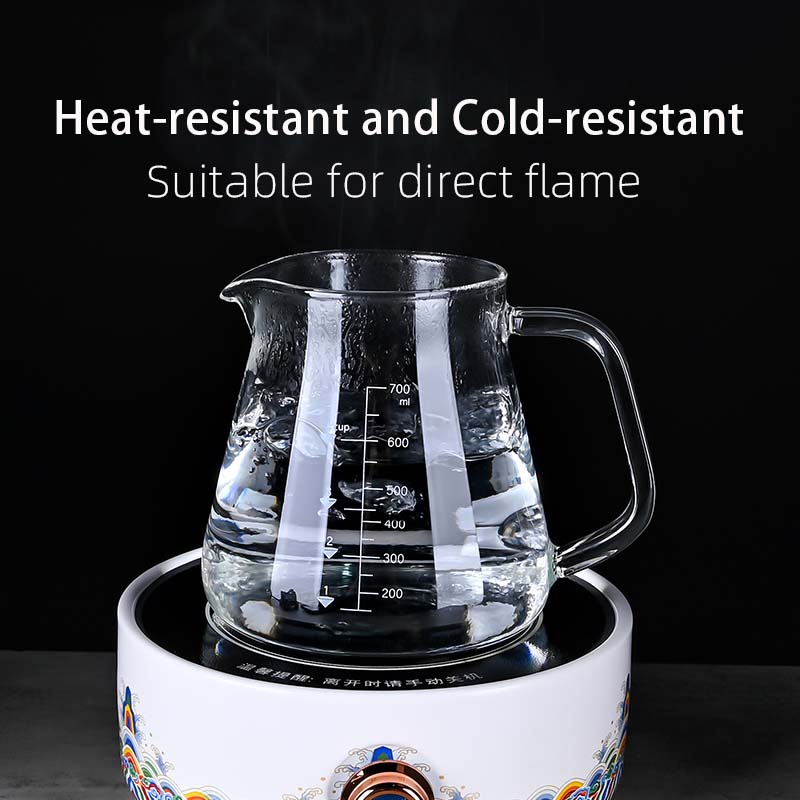 New High Borosilicate 700ml  G - Coffee And Tea Glass 评论和价格