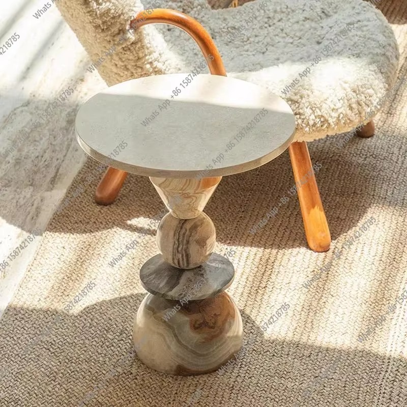 XS Round Marble Coffee Table A - Coffee Tea Nook 评论和价格