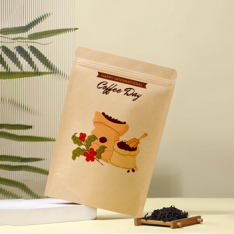 Print Craft paper Zipper Bag R - Coffee Tea House 评论和价格