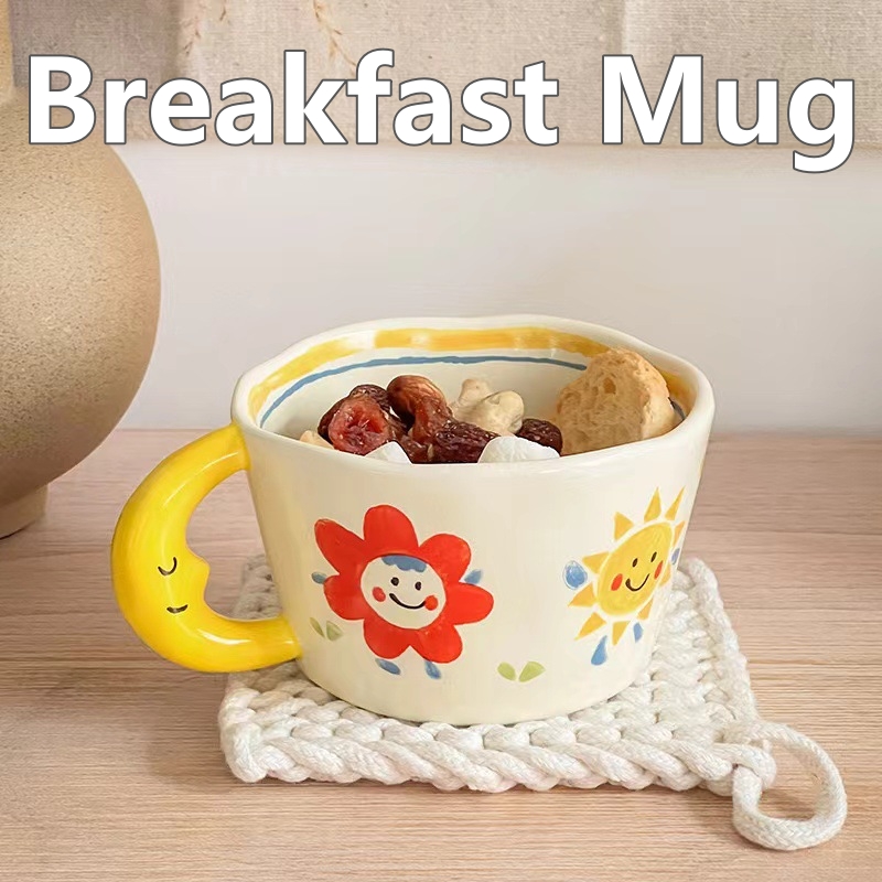Ceramic Mug Lovely Hand Painte - Coffee Tea Love 评论和价格