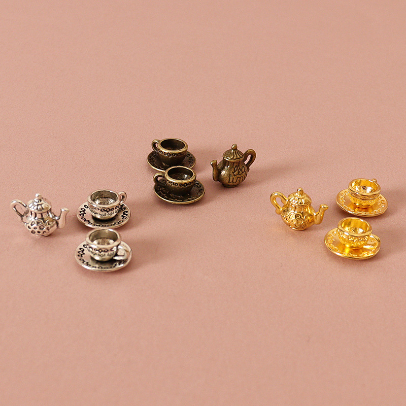 Doll House Mini Metal Tea Cup  - Coffee Tea House 评论和价格