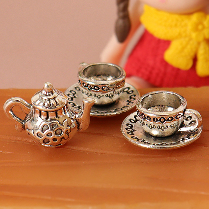 Doll House Mini Metal Tea Cup  - Coffee Tea House 评论和价格