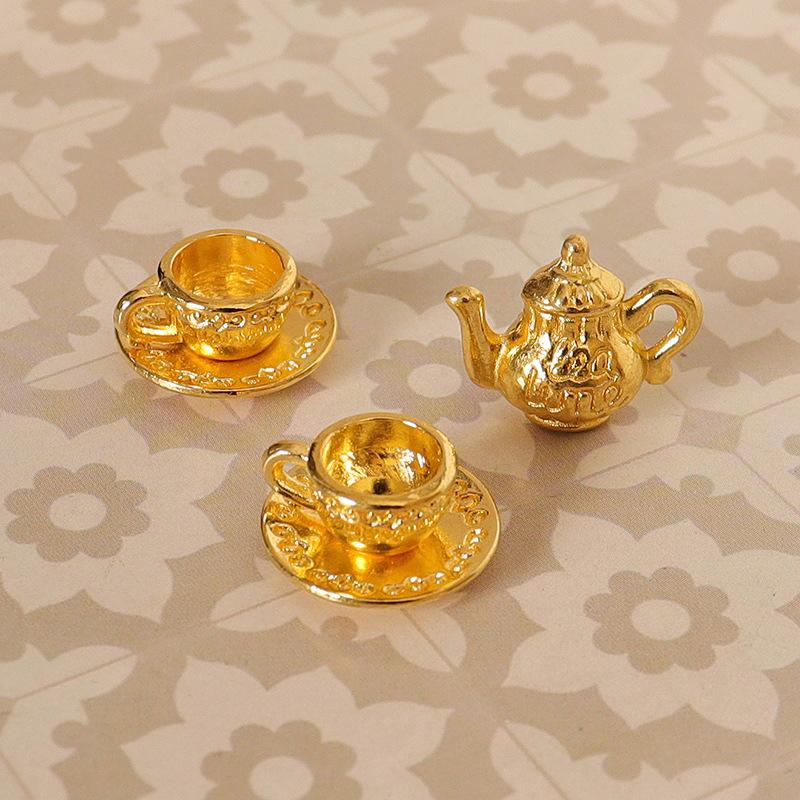 Doll House Mini Metal Tea Cup  - Coffee Tea House 评论和价格