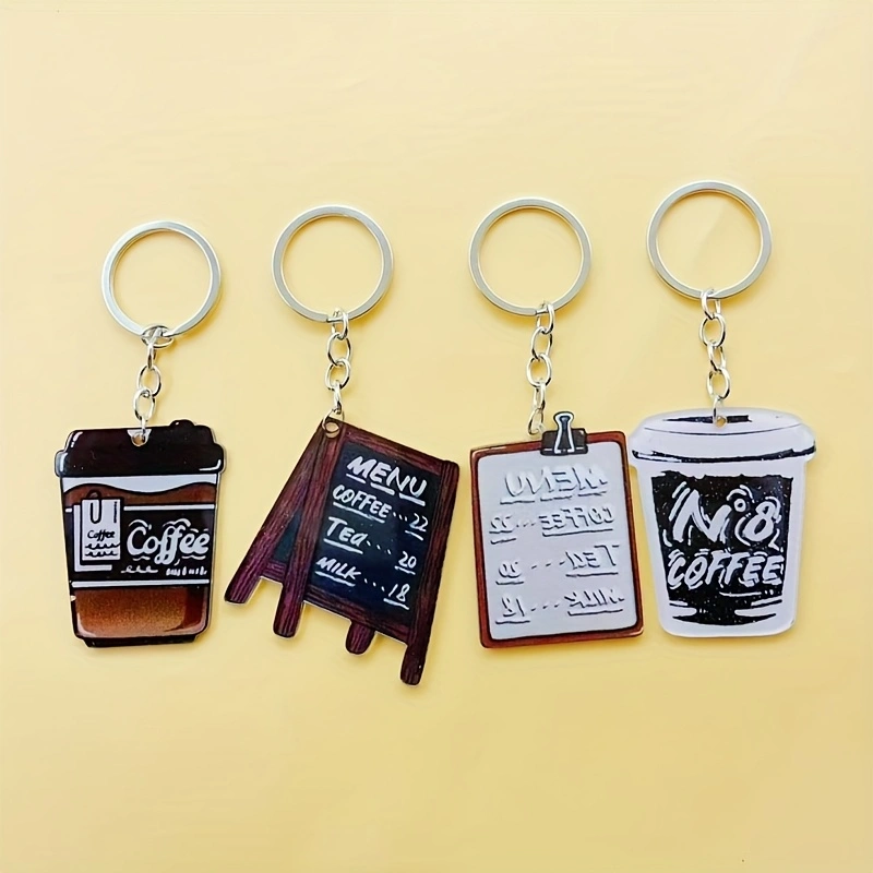 8pcs acrylic coffee cup keycha - Coffee & Tea Collective 评论和价格